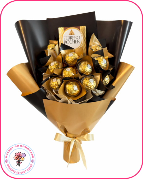 Buchet cu bomboane Ferrero Rocher