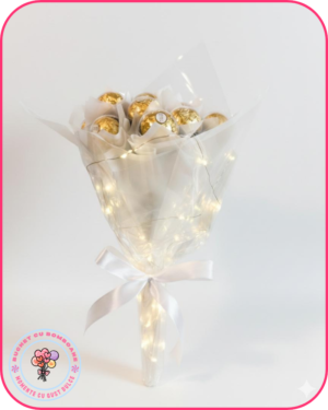 Buchet cu lumini și bomboane