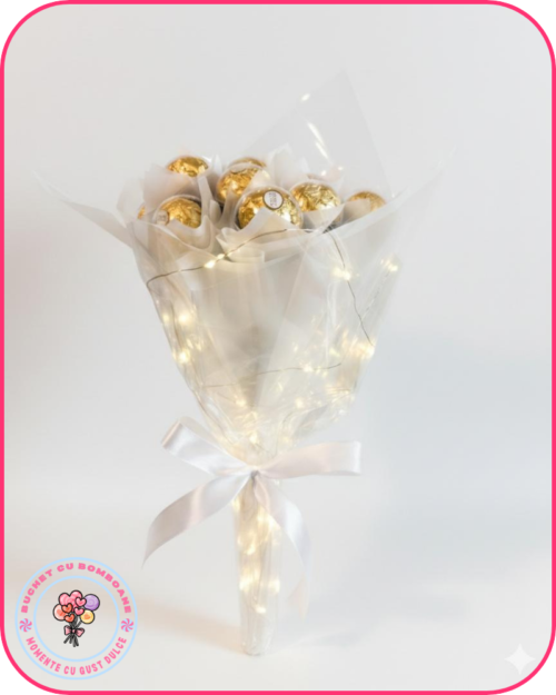 Buchet cu lumini și bomboane